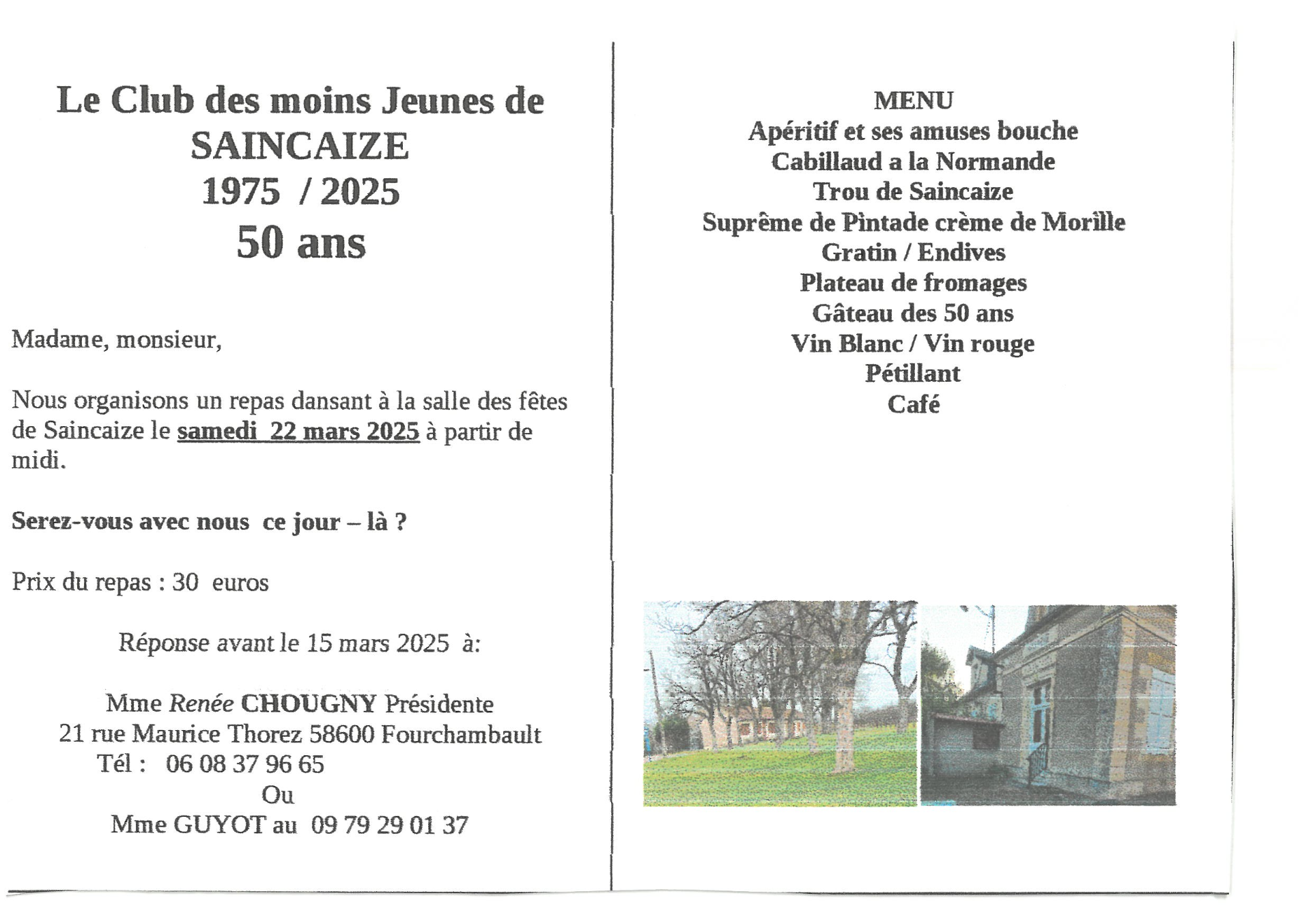 texte invitation